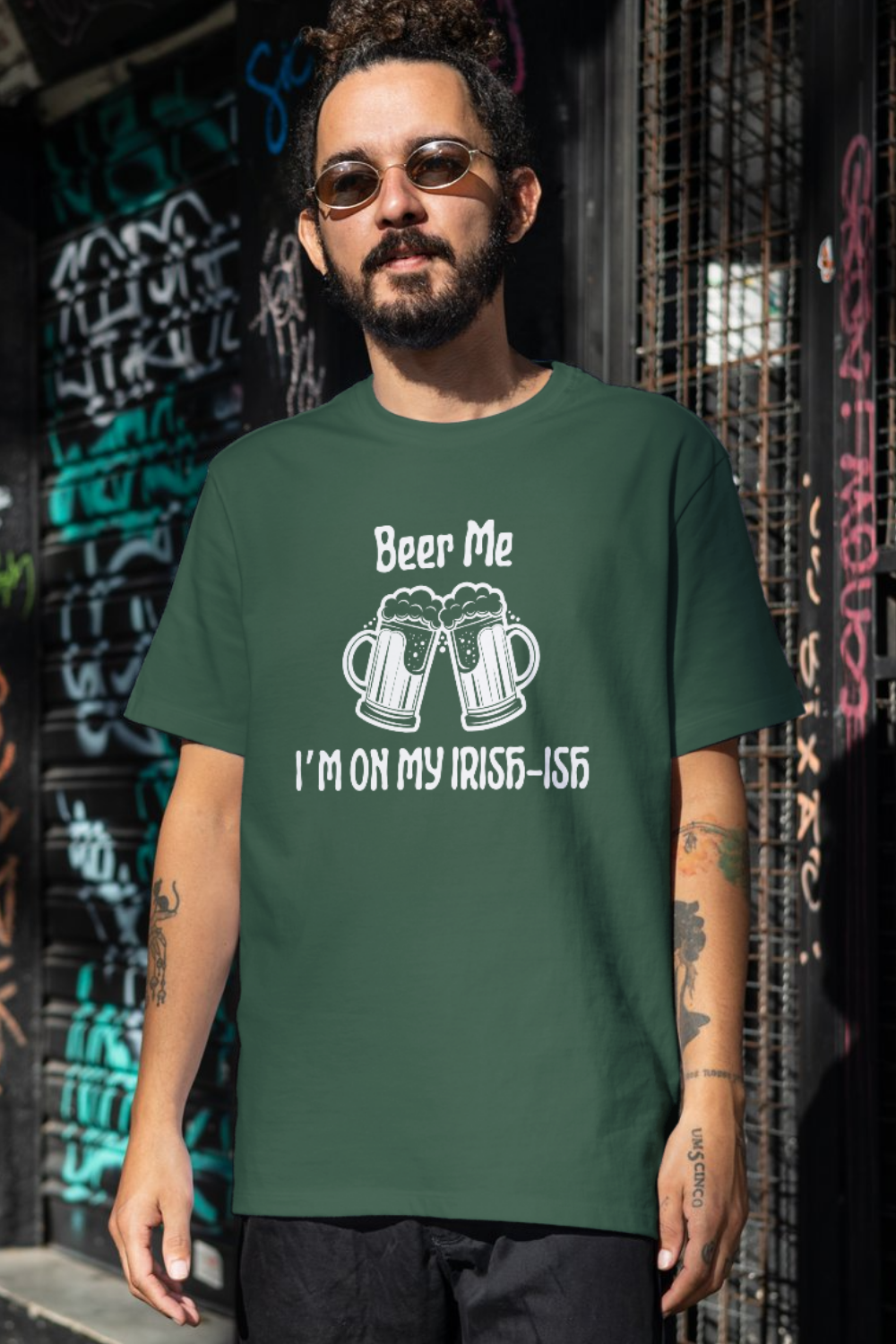 Mens Beer Me - Saint Patricks Day T-Shirt | Funny Saint Patricks Day Drinking Shirt