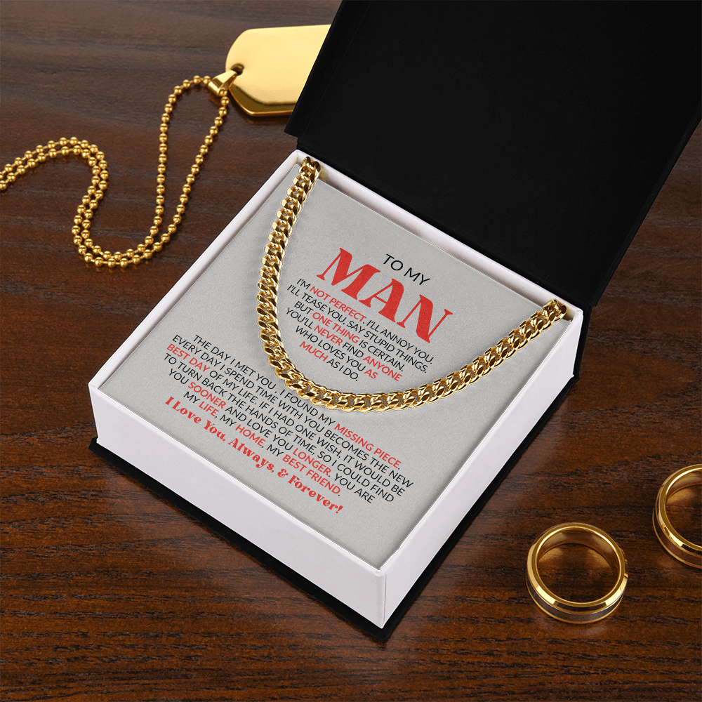 To My Man | Cuban Link Chain