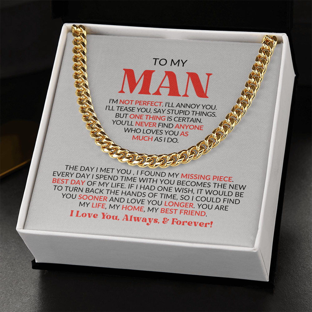 To My Man | Cuban Link Chain