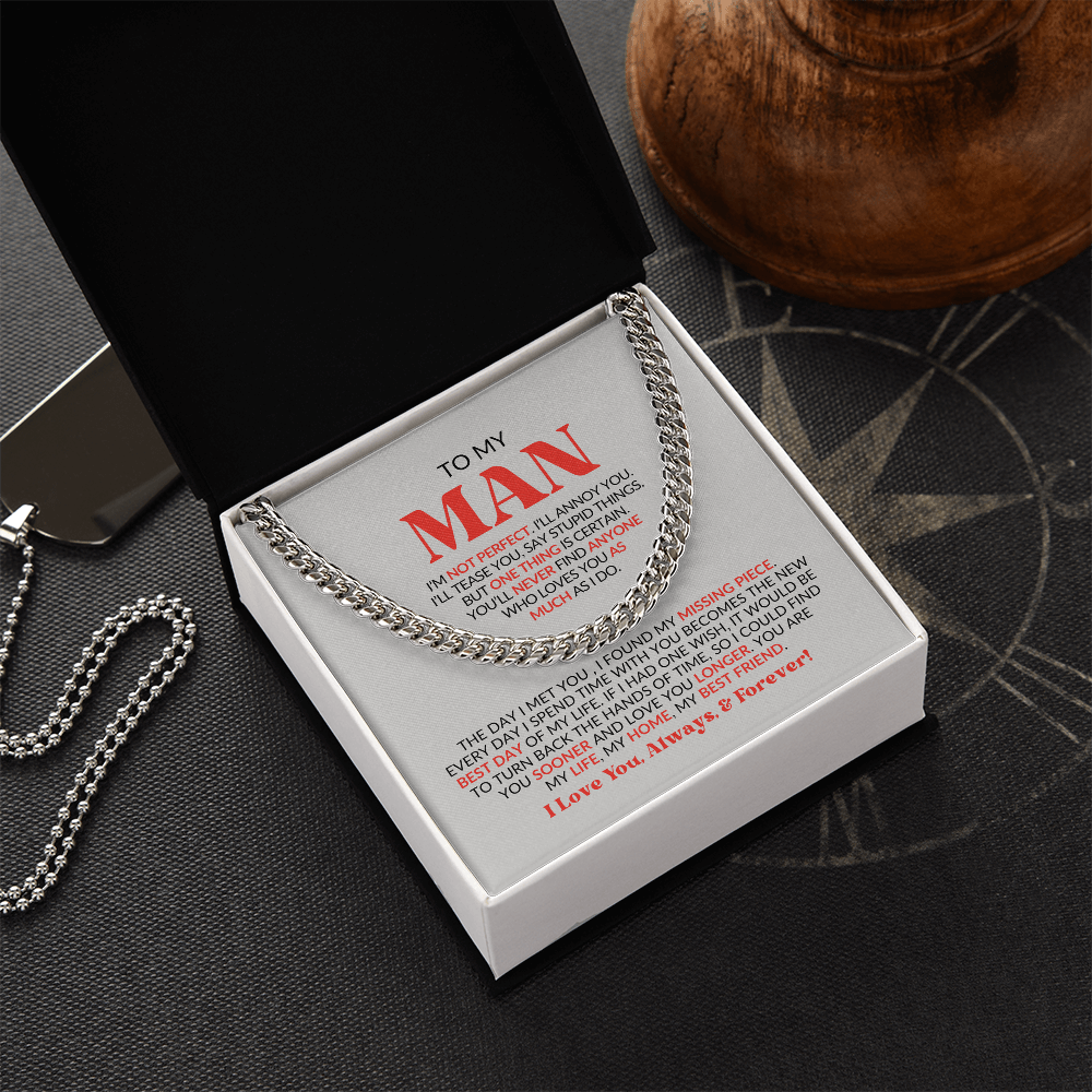 To My Man | Cuban Link Chain