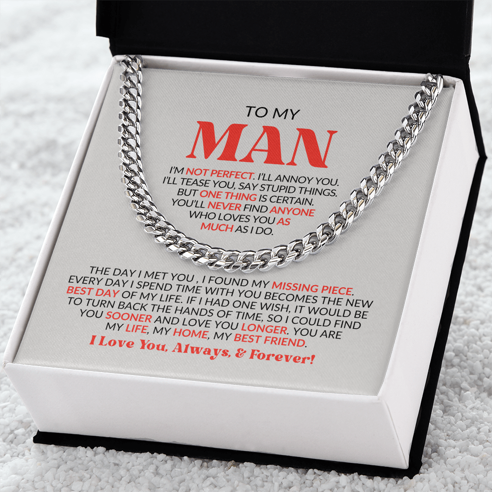 To My Man | Cuban Link Chain