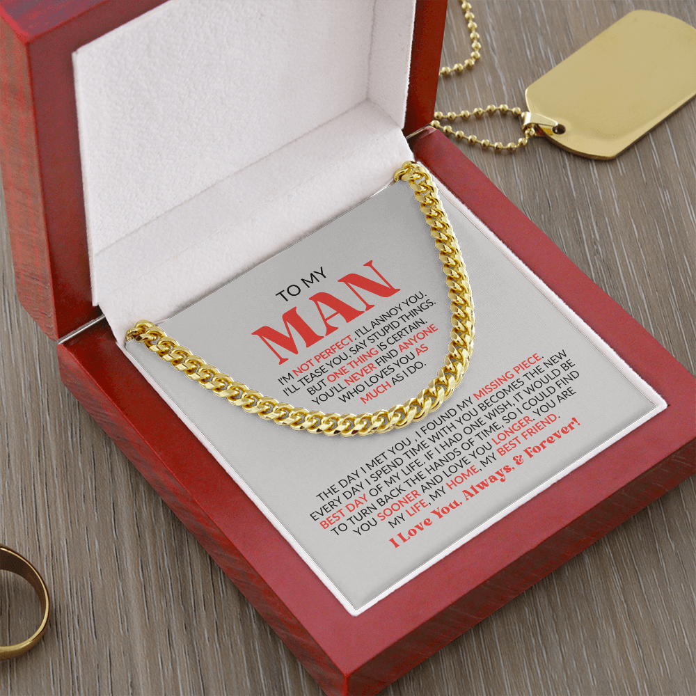 To My Man | Cuban Link Chain