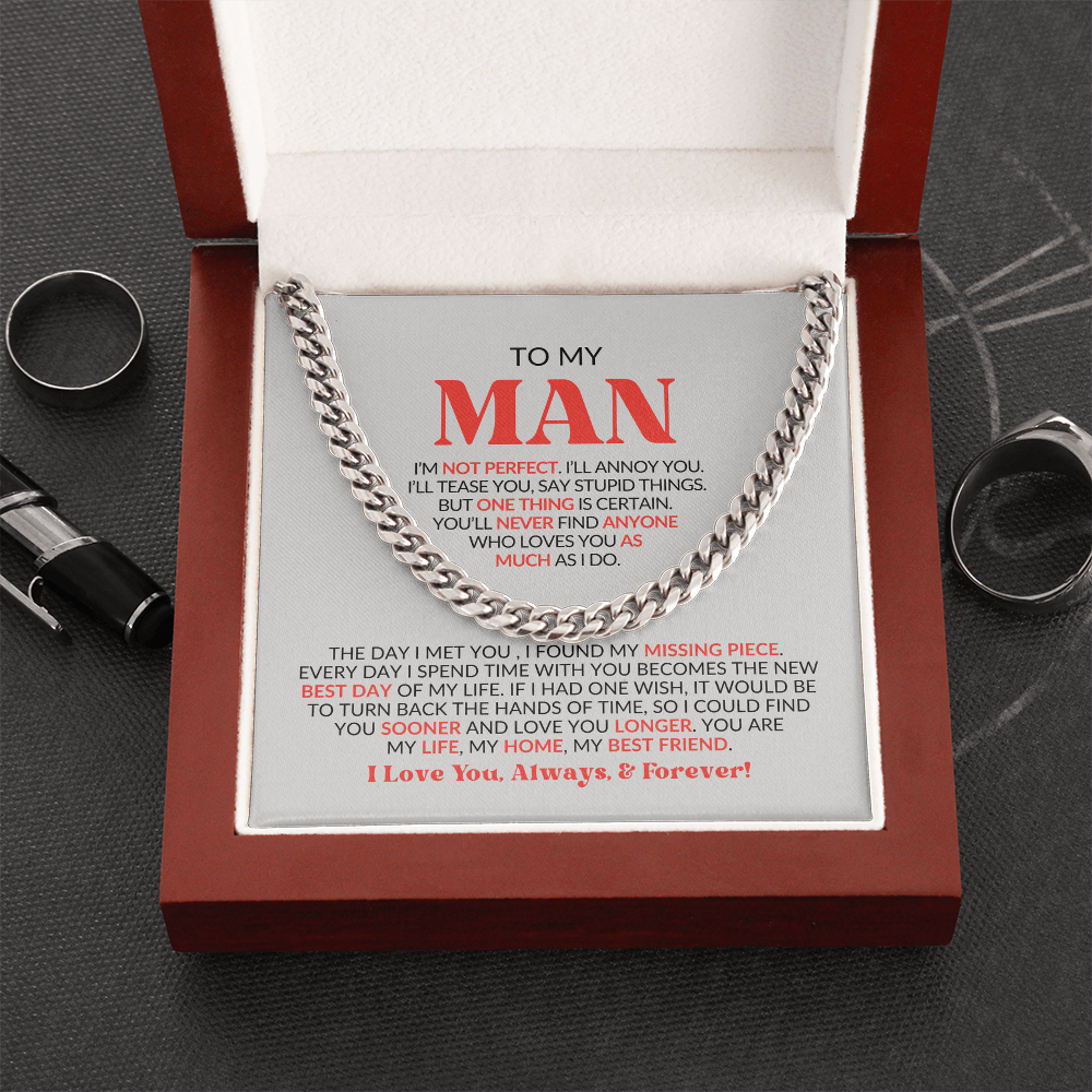 To My Man | Cuban Link Chain